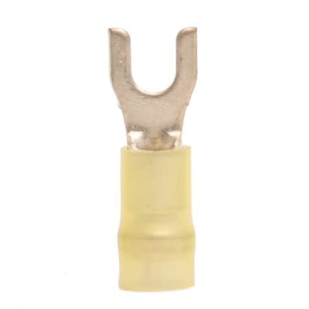Hillsdale Terminal Fork Terminal, #8 Stud Size, 10 AWG, 600 V, Nylon Insulated, 500 PK 30280
